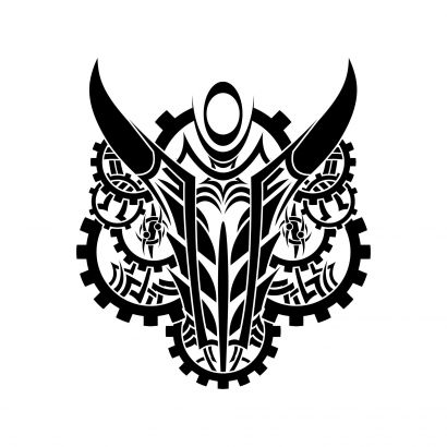 Tribal Mask Tattoos Image